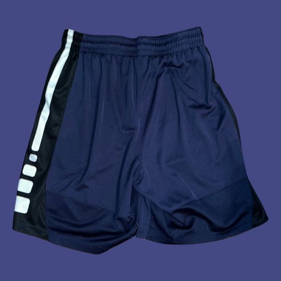 Youth Nike Dri Fit Elite Navy Basketball Shorts Size Large - Picture 6 of 6